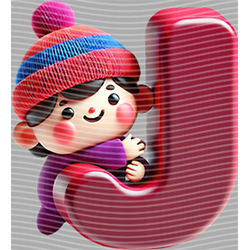Cartoon letters-CL 583